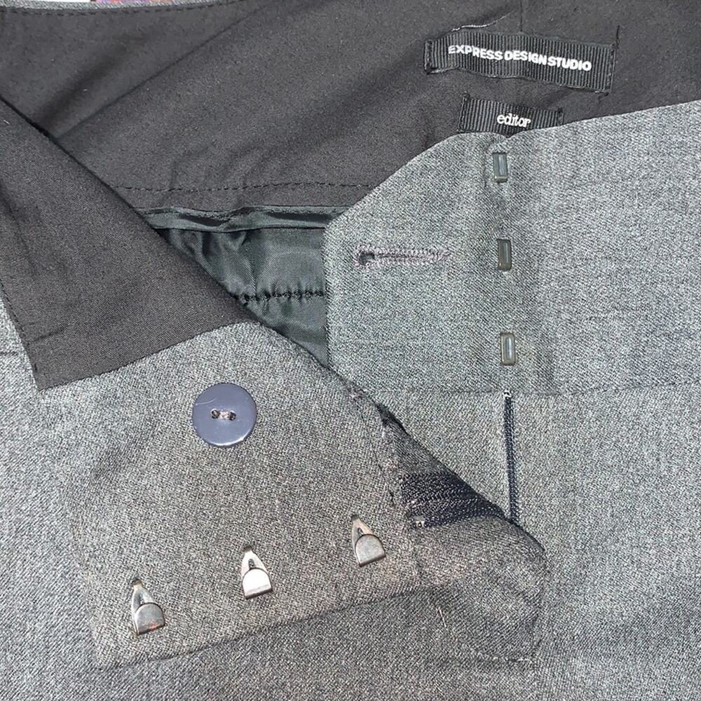 Express Design Studio Editor Pants Size 0r Charco… - image 6